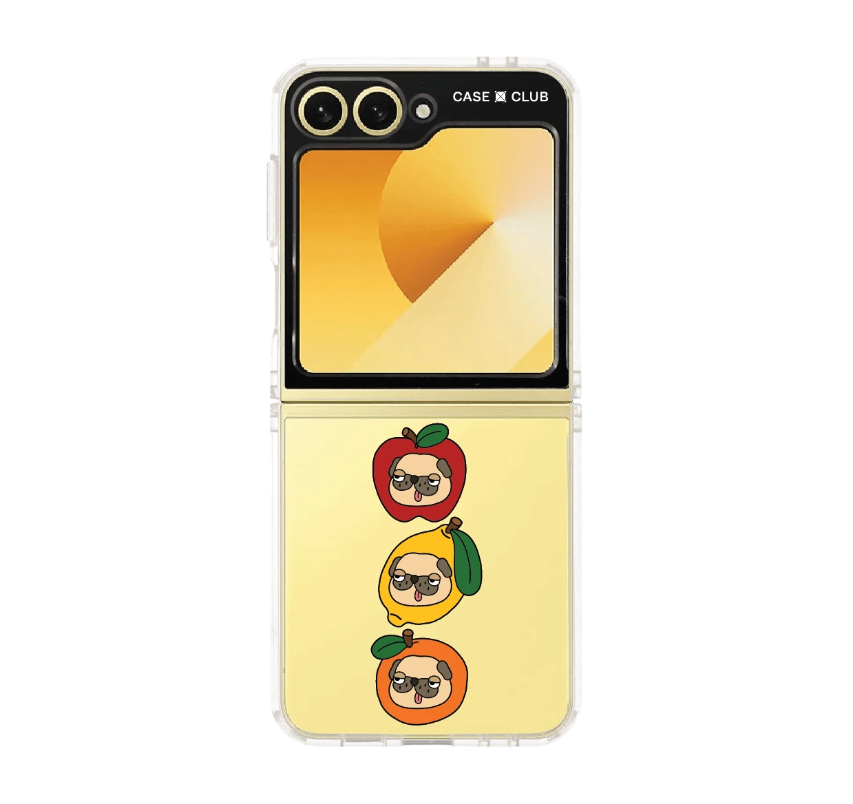 หมาปั๊กหน้ากวนในผลไม้